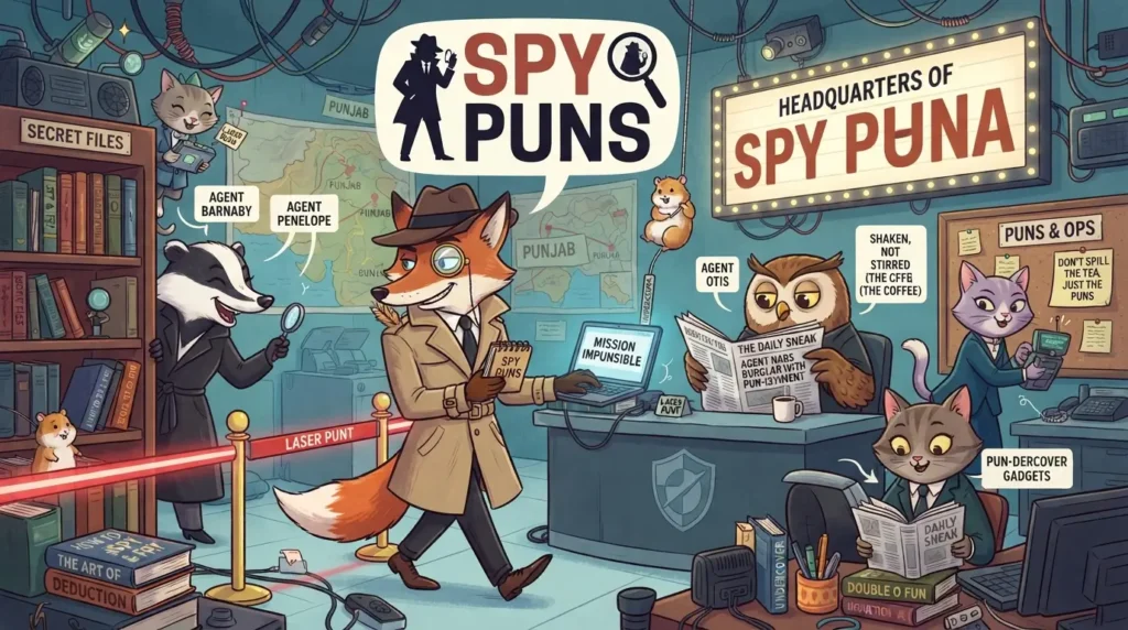 spy puns