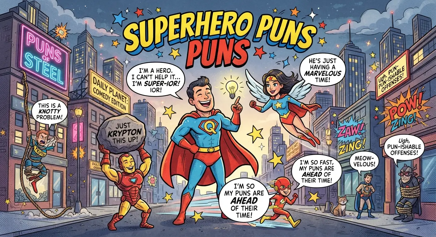 superhero puns