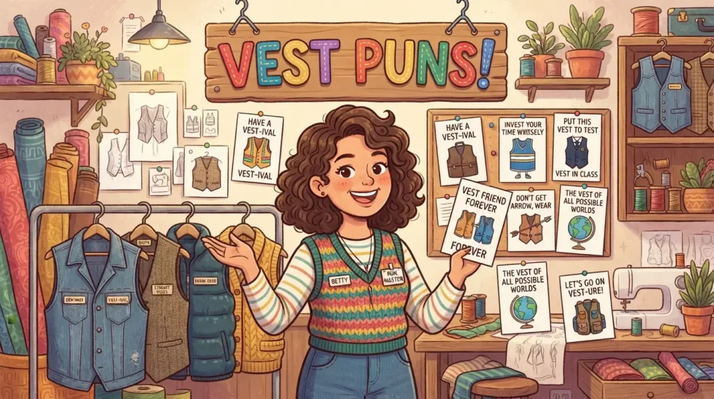 vest puns