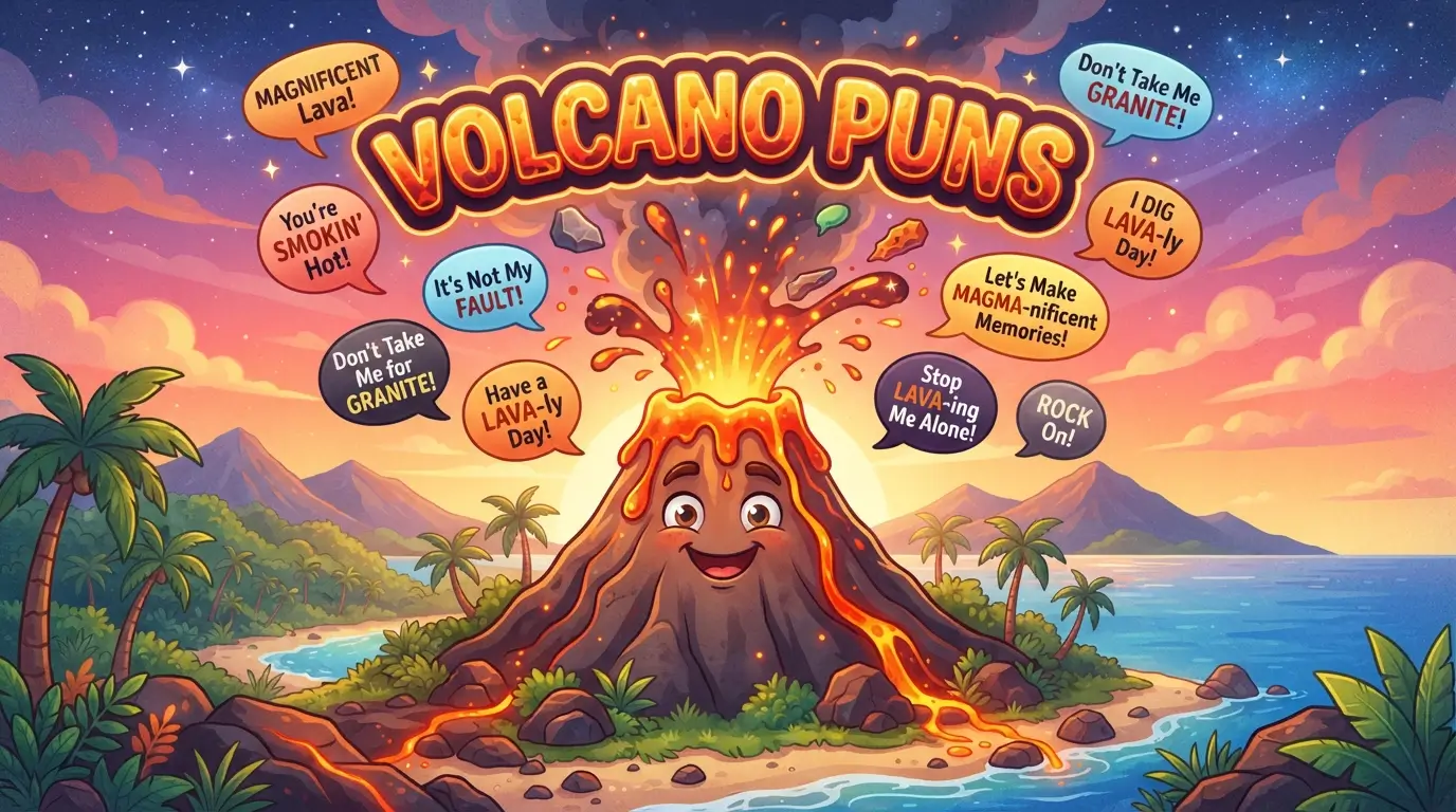volcano puns