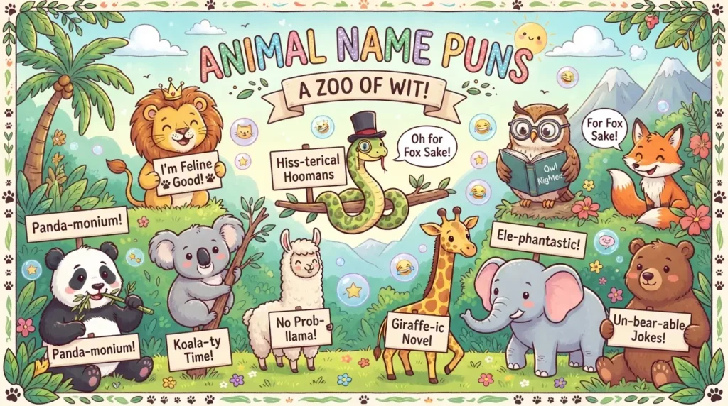 animal name puns