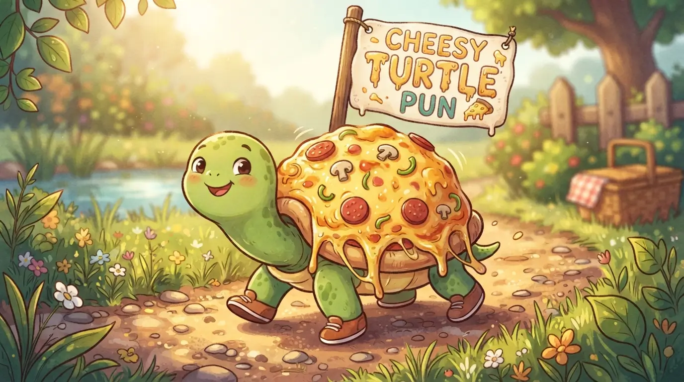 cheesy turtle puns