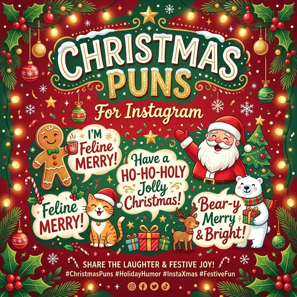 christmas puns for instagram