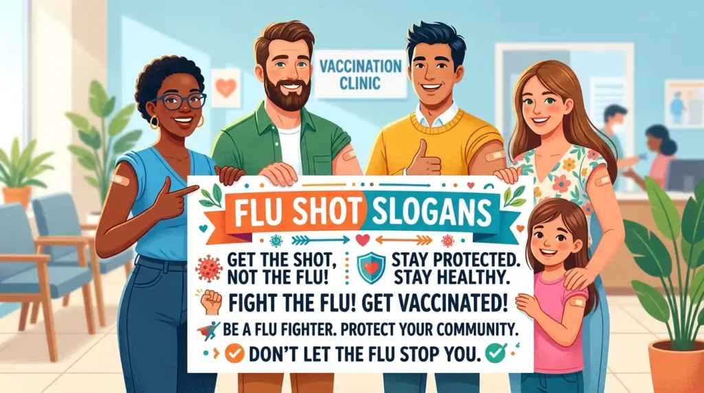 flu shot slogans