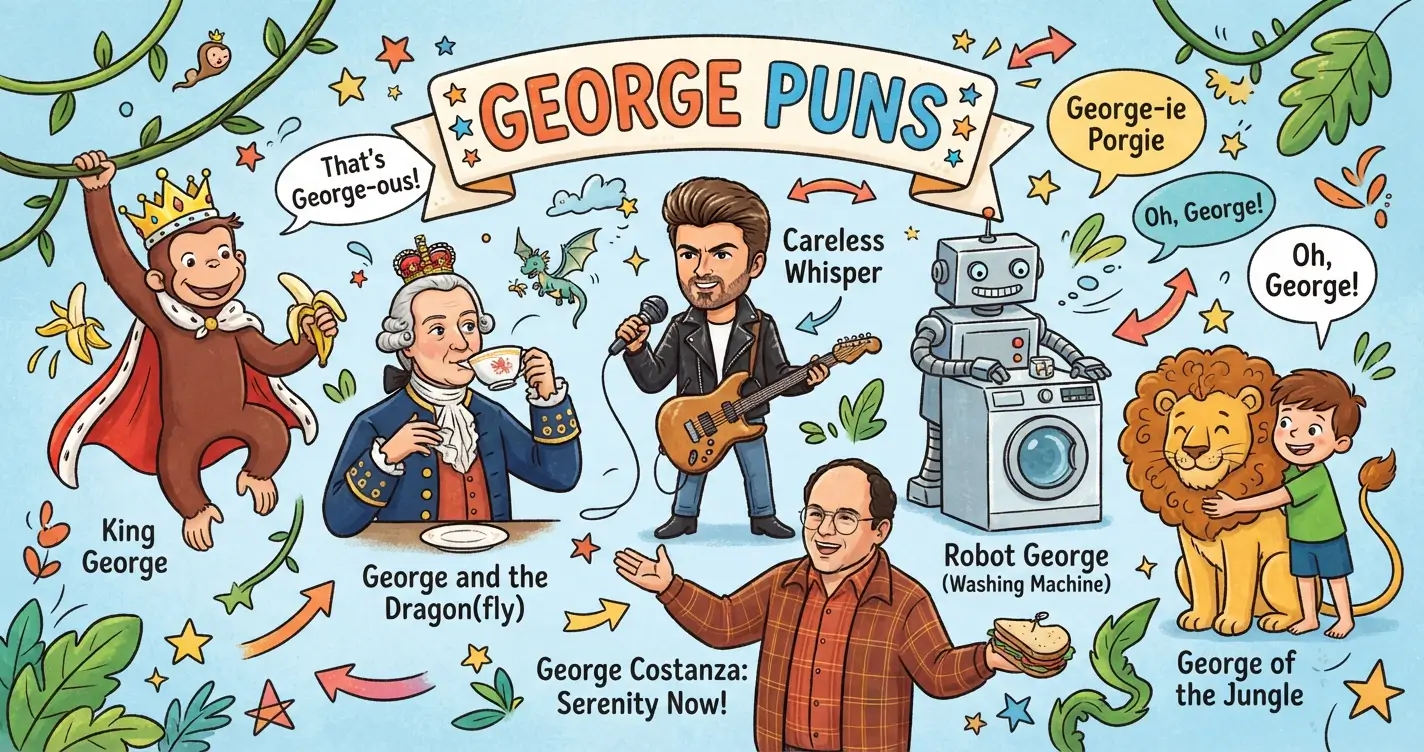 george puns