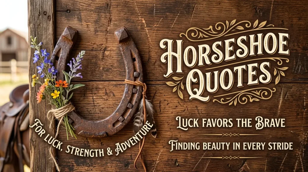 horseshoe quotes