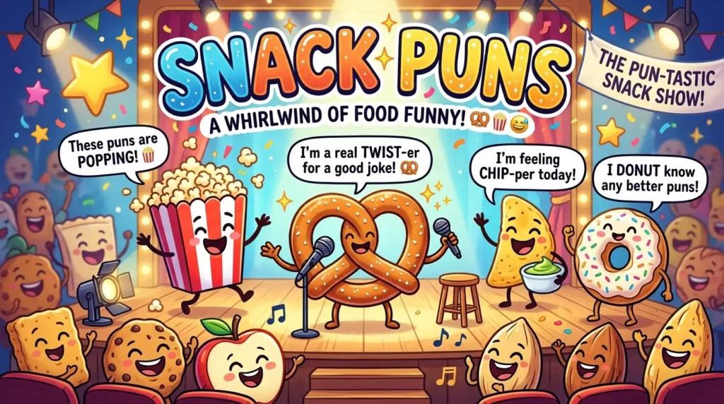 snack puns
